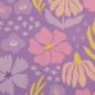 Preview: Baumwoll Druck Kleine Blüten Pink/Gelb/Lila Happy Spring by Swafing 
